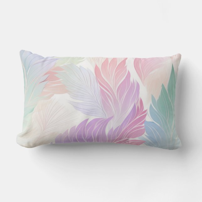 16" Lumbar Support Pillow, Pastel  Cushion (Front)