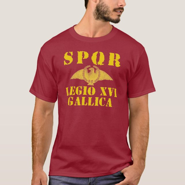 16 Octavian/Augustus' 16th Legion - Roman Eagle T-Shirt (Front)