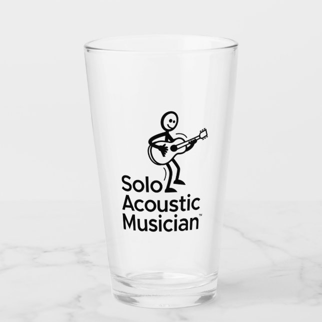 16 oz. Pint Glass SAM Logo  (Front)