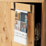 16 Photo And Text Custom Personalised Tea Towel<br><div class="desc">Easy Make Your Own 16 photo Custom Personalised kitchen towels from Ricaso. Makes a wonderful gift idea,  use as intended or as a wall art piece in the kitchen.  Change the text to suit your requirements</div>