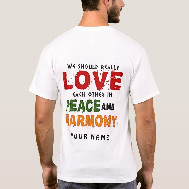 16 Reggae Quote T-Shirt (Back)