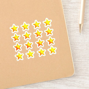 +16 (Rewards / Books) Glitter Teacher Gold Star