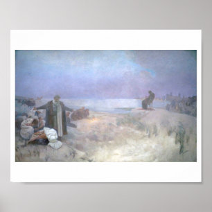 #16 The Last days of Jan Amos Komensky, Mucha Poster