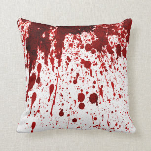 16"x16" Throw Pillow Blood Splatter Vampire Gothic