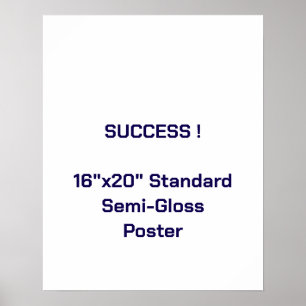 16"x20" Standard Semi-Gloss Poster