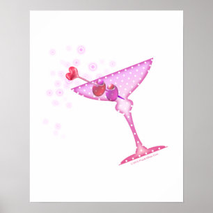 16" x 16" POSTER - PINK MARTINI