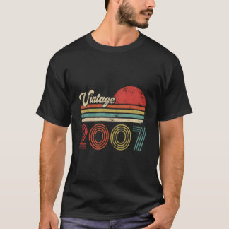 16 Year Old Birthday Vintage 2007 16Th Birthday T-Shirt