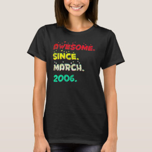 16 Year Old March 2006 5 T-Shirt