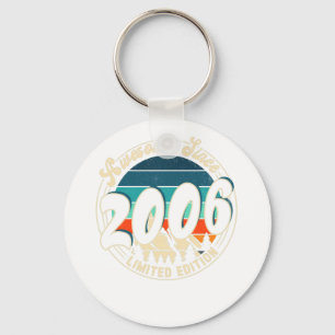 16 Year Old Vintage 16th Year Old Birthday 2006 Key Ring