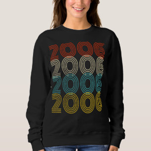 16 Year Old Vintage 2006 16th Birthday Sweatshirt