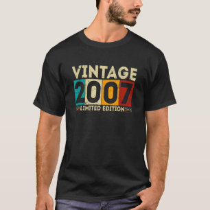 16 Year Old  Vintage 2007  16th Birthday T-Shirt