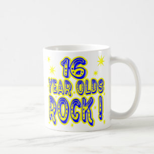 16 Year Olds Rock! (Blue) Mug