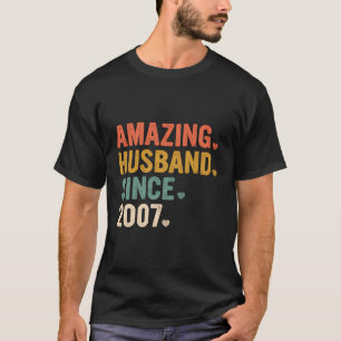 16 Years Anniversary For Him Amazing Husband Since T-Shirt
