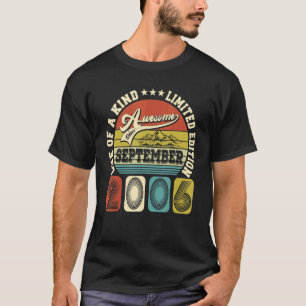 16 Years Old  16th Birthday Awesome Since Septembe T-Shirt