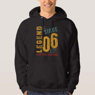 16 Years Old Vintage 2006 16th Birthday Decoration Hoodie
