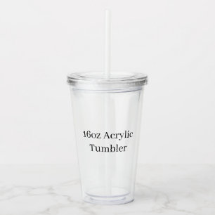 16oz Acrylic Tumbler