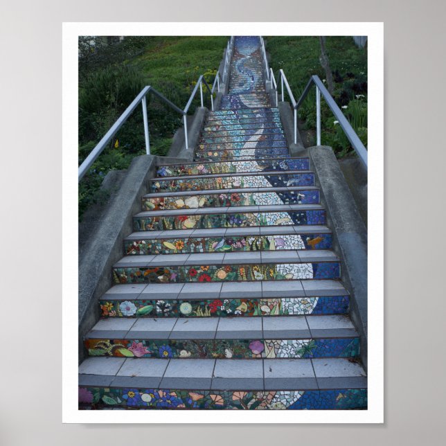 16th Avenue Tiled Steps #2 Poster (Front)