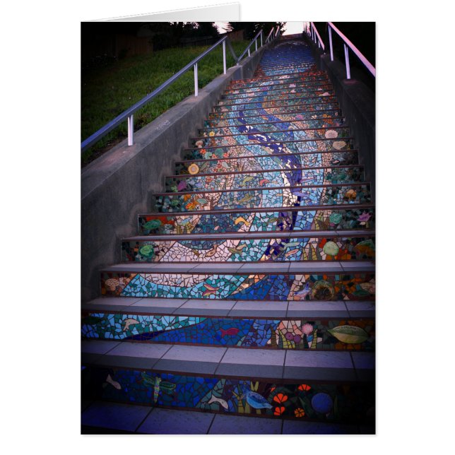 16th Avenue Tiled Steps #3 Card (Front)