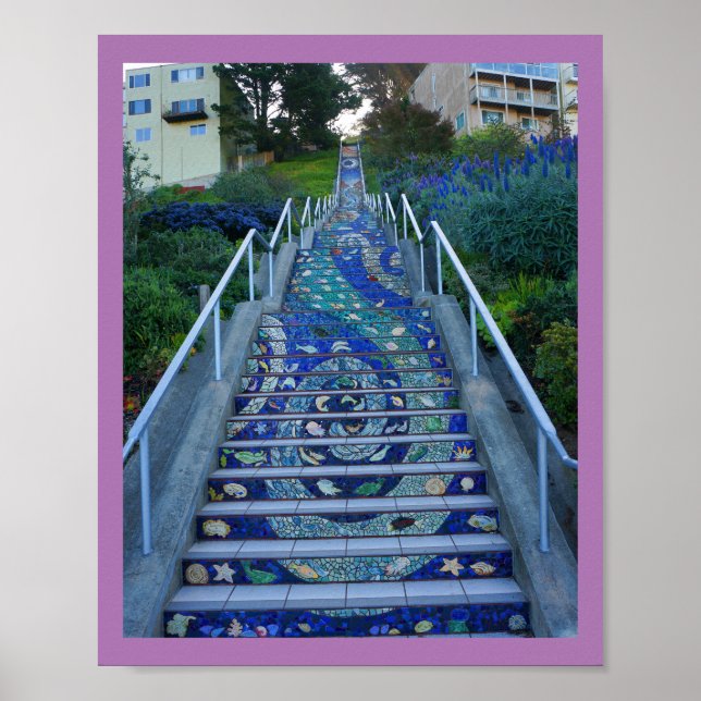 16th Avenue Tiled Steps #5-2 Poster (Front)