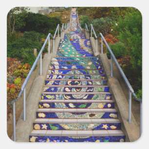 16th Avenue Tiled Steps #6 Stickers