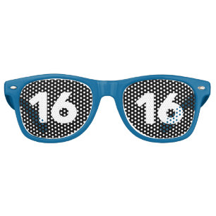 16TH BIRTHDAY 16 NOVELTY SUNGLASSES SHADES