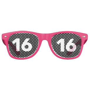 16TH BIRTHDAY 16 NOVELTY SUNGLASSES SHADES