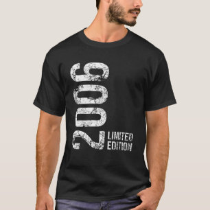 16Th Birthday 16 Years Boy Girl Retro Vintage 2006 T-Shirt