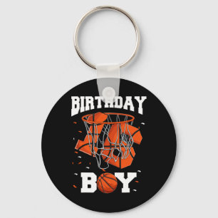 16th Birthday Basketball  Kids1 Key Ring