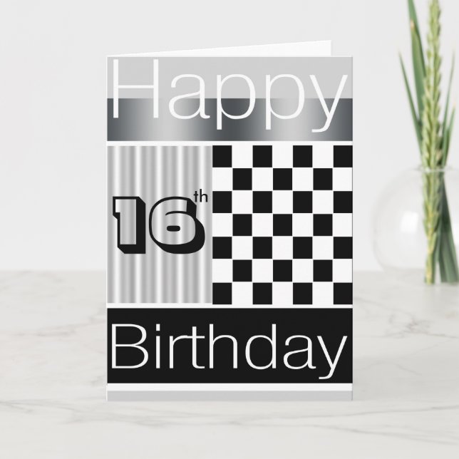 16th Birthday Card (Front)