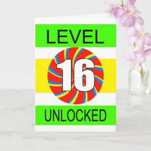 16th Birthday Computer Gamer Card