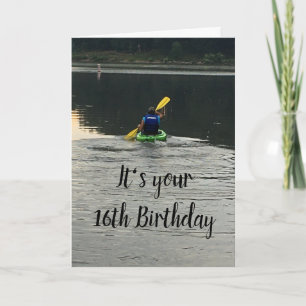 **16th BIRTHDAY** GET OUT-DO WHAT MAKES U HAPPY Card