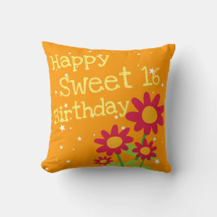 16th Birthday Gifts Cushion