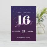 16th Birthday Invitation for girl Digital Sweet 16<br><div class="desc">16th Birthday Invitation for girl , Digital Sweet 16,  sweet 16,  Sweet Sixteen Birthday Electronic Invitation,  16th Editable Invite, Custom Mobile Invitation,  Digital birthday invitation</div>