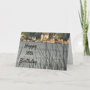 **16th BIRTHDAY**  **LAKE LIVING BIRTHDAY CARD** Card
