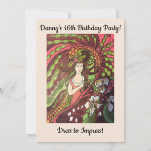 16th Birthday Party - Cool Girl Invitation