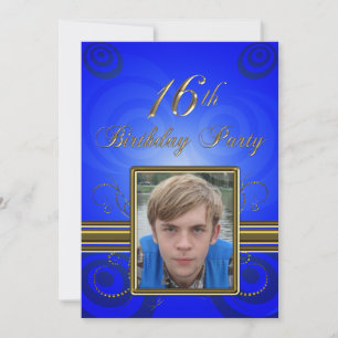 16th Birthday party Invitation
