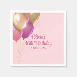 16th Birthday Party Napkin