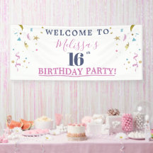 16th Birthday Party Welcome 
