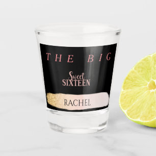 16th Birthday Personalised Shot Glass