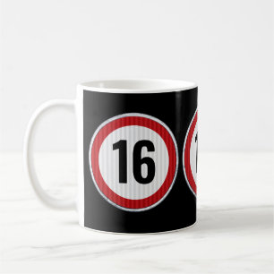 16th Birthday Speed Limit Coffee Mug
