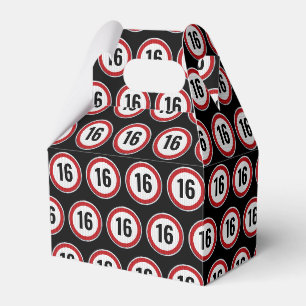 16th Birthday Speed Limit Favour Box