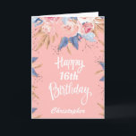 16th Birthday Watercolor Botanical Pink Floral Card<br><div class="desc">16th Birthday Watercolor Botanical Pink Floral Birthday Card. 1st 2nd 3rd 4th 5th 6th 7th 8th 9th 10th 11th 12th 13th 14th 15th 16th 17th 18th 19th 20th 21st 30th 40th 50th 60th 70th 80th 90th 100th, Any Age. For further customisation, please click the "Customise it" button and use our...</div>