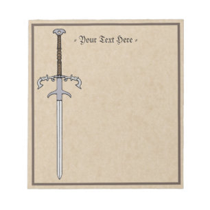 16th Century Bearing/Processional Sword Notepad