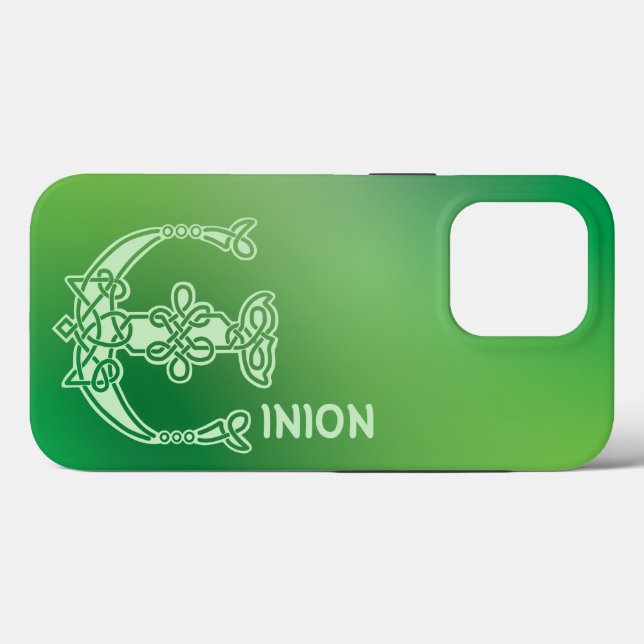 16th Century Celtic Knot Decorative Capital E Case-Mate iPhone Case (Back (Horizontal))