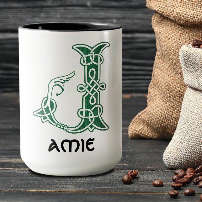 16th Century Celtic Knot Decorative Capital J Mug (Creator Uploaded)