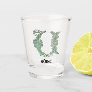 16th Century Celtic Knot Decorative Capital U Shot Glass