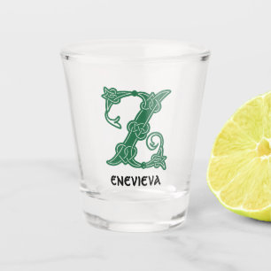 16th Century Celtic Knot Decorative Capital Z Shot Glass