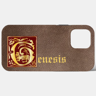 16th Century Mythic Creatures Decorative Capital G iPhone 13 Pro Max Case