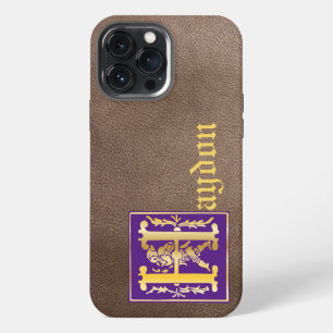 16th Century Mythic Creatures Decorative Capital H iPhone 13 Pro Max Case