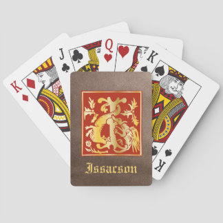 16th Century Mythic Creatures Decorative Capital I Playing Cards